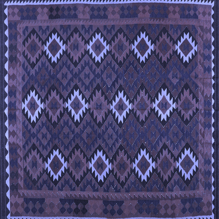 Square Oriental Blue Traditional Rug, con1675blu