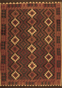 Oriental Brown Traditional Rug, con1675brn