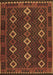 Machine Washable Oriental Brown Traditional Rug, wshcon1675brn