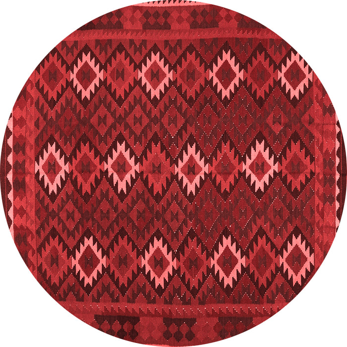 Machine Washable Oriental Red Traditional Rug, wshcon1675red