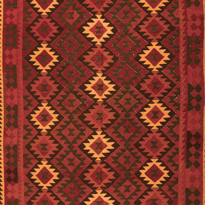 Oriental Orange Traditional Rug, con1675org