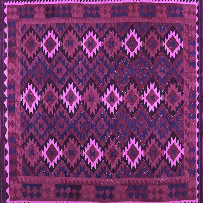 Square Oriental Purple Traditional Rug, con1675pur