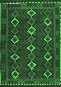 Oriental Emerald Green Traditional Rug, con1675emgrn