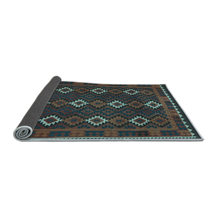 Sideview of Oriental Light Blue Traditional Rug, con1675lblu