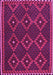 Machine Washable Oriental Pink Traditional Rug, wshcon1676pnk