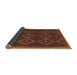 Sideview of Oriental Brown Traditional Rug, con1676brn