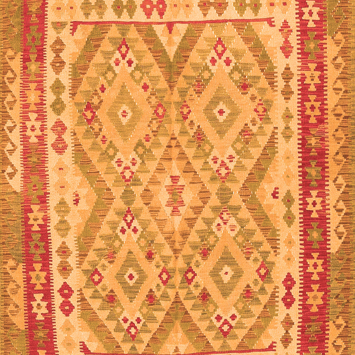 Southwestern Orange Country Rug, con1677org
