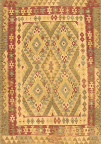 Southwestern Brown Country Rug, con1677brn