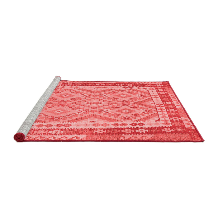 Country Red Washable Rugs