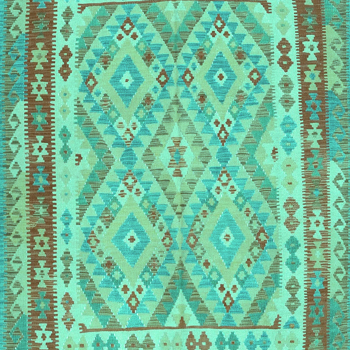 Southwestern Turquoise Country Rug, con1677turq