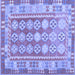 Square Oriental Blue Traditional Rug, con1678blu