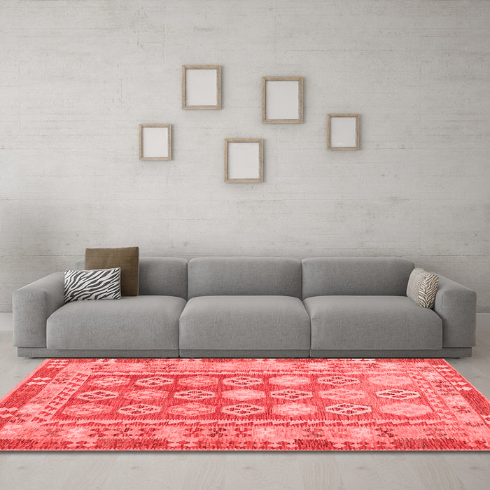 Traditional Red Washable Rugs