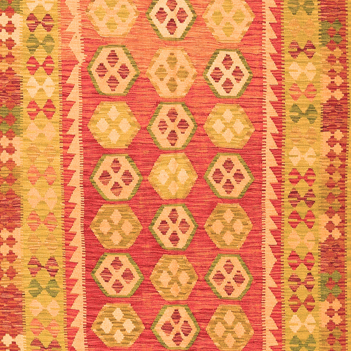 Oriental Orange Traditional Rug, con1678org