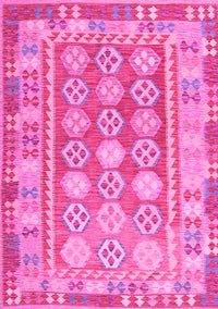 Oriental Pink Traditional Rug, con1678pnk