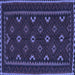 Square Oriental Blue Traditional Rug, con1679blu