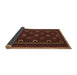 Sideview of Oriental Brown Traditional Rug, con1679brn