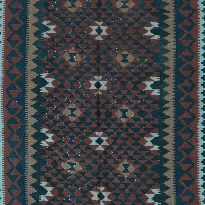 Oriental Light Blue Traditional Rug, con1679lblu