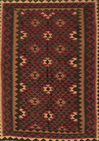 Oriental Brown Traditional Rug, con1679brn