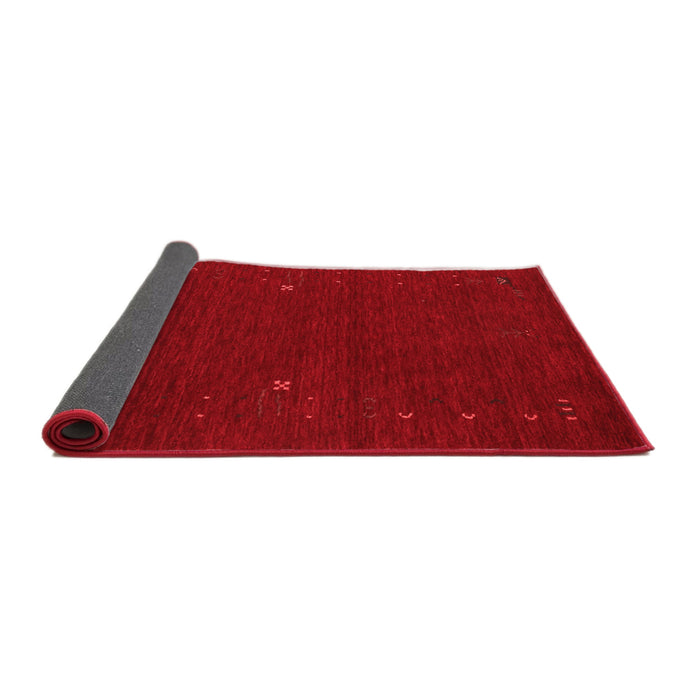 Abstract Red Contemporary Area Rugs