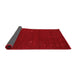 Abstract Red Contemporary Area Rugs