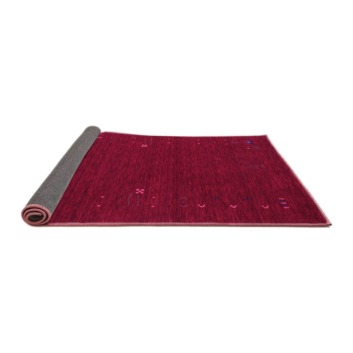 Sideview of Abstract Pink Contemporary Rug, con167pnk