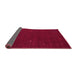 Sideview of Abstract Pink Contemporary Rug, con167pnk