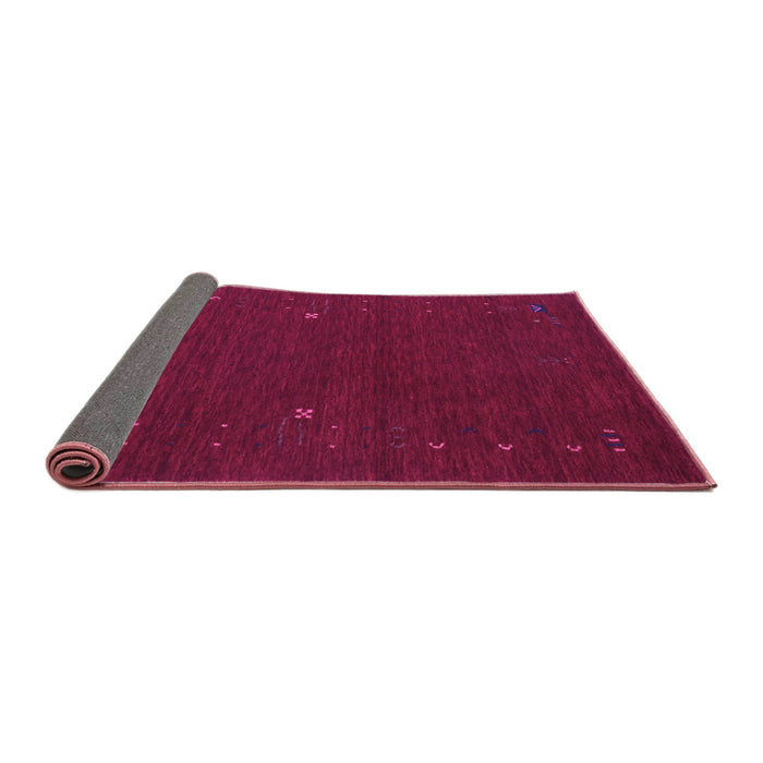 Sideview of Abstract Purple Contemporary Rug, con167pur