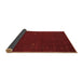 Sideview of Abstract Brown Contemporary Rug, con167brn