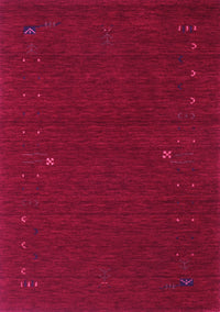 Abstract Pink Contemporary Rug, con167pnk