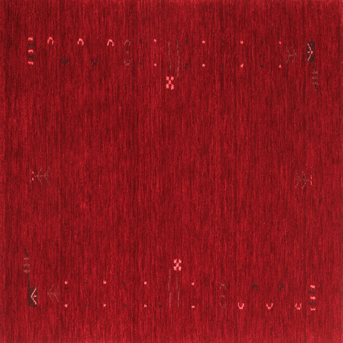 Machine Washable Abstract Red Contemporary Rug, wshcon167red