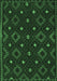 Machine Washable Oriental Emerald Green Traditional Area Rugs, wshcon1680emgrn