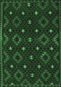 Oriental Emerald Green Traditional Rug, con1680emgrn