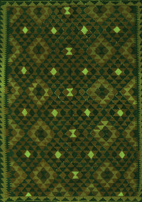 Oriental Green Traditional Rug, con1680grn