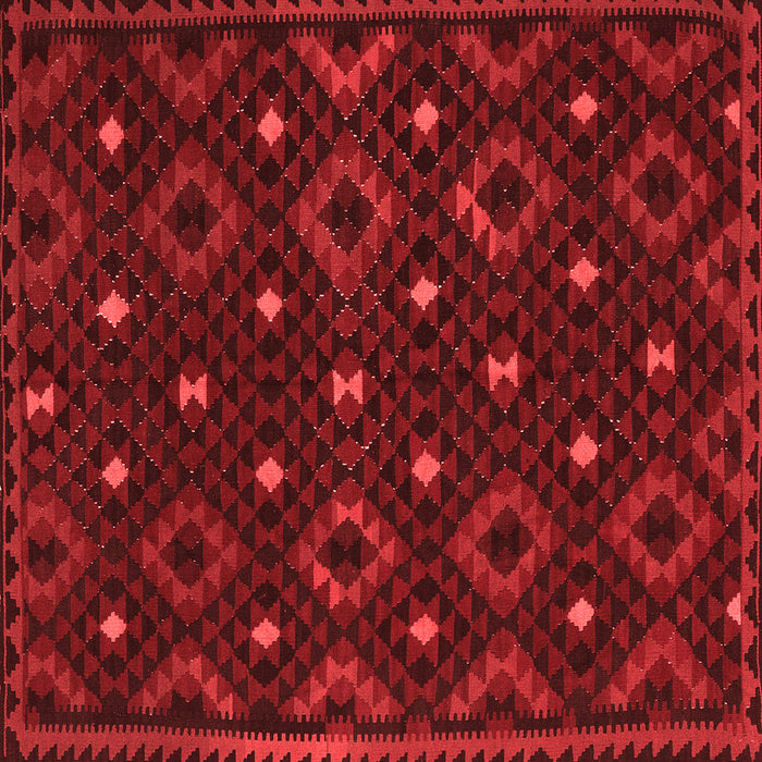 Machine Washable Oriental Red Traditional Rug, wshcon1680red