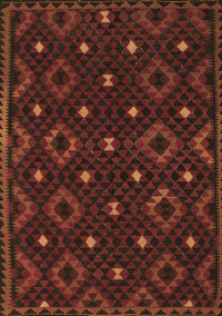 Oriental Brown Traditional Rug, con1680brn