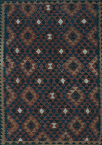 Oriental Light Blue Traditional Rug, con1680lblu