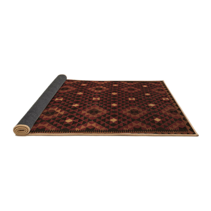 Sideview of Oriental Brown Traditional Rug, con1680brn