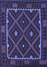 Machine Washable Oriental Blue Traditional Rug, wshcon1681blu