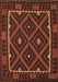 Oriental Brown Traditional Rug, con1681brn