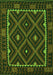 Oriental Green Traditional Rug, con1681grn