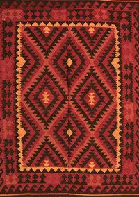 Oriental Orange Traditional Rug, con1681org