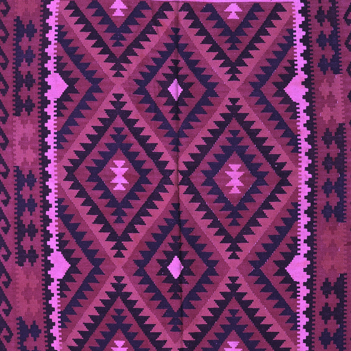 Machine Washable Oriental Purple Traditional Area Rugs, wshcon1681pur