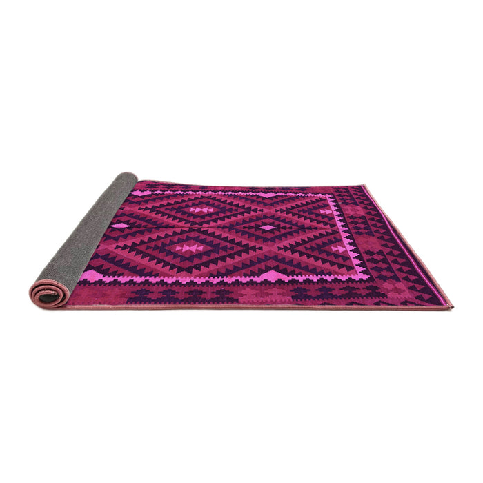 Sideview of Oriental Pink Traditional Rug, con1681pnk