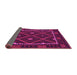 Sideview of Oriental Pink Traditional Rug, con1681pnk