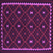 Square Oriental Purple Traditional Rug, con1682pur