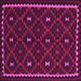 Square Oriental Pink Traditional Rug, con1682pnk