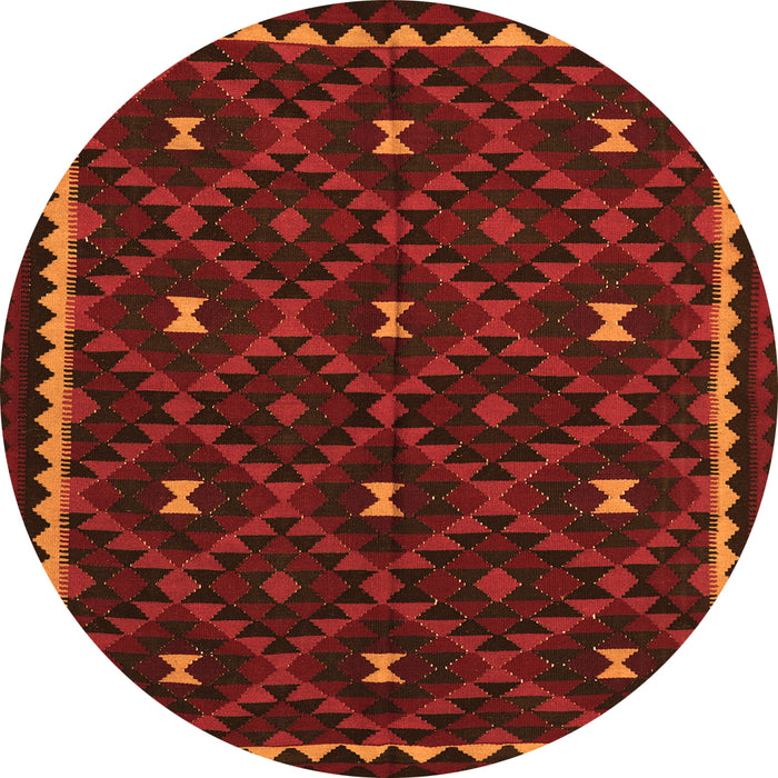 Machine Washable Oriental Orange Traditional Area Rugs, wshcon1682org