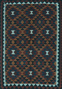 Oriental Light Blue Traditional Rug, con1682lblu