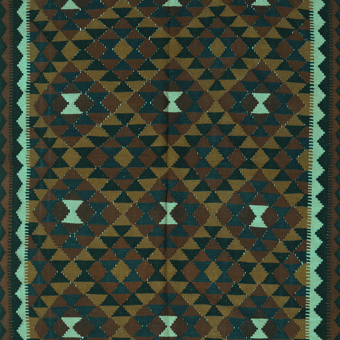 Oriental Turquoise Traditional Rug, con1682turq
