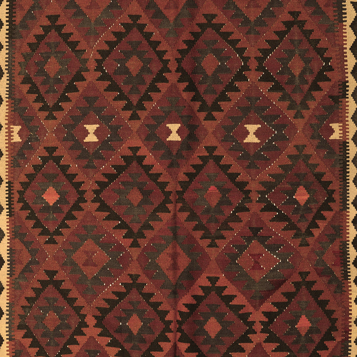 Oriental Brown Traditional Rug, con1683brn